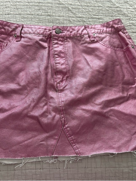 wild fable Dresses & Skirts - wild fable Metallic Pink Mini Denim Skirt